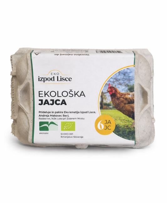 Beci - Ekološka jajca (6 kos)