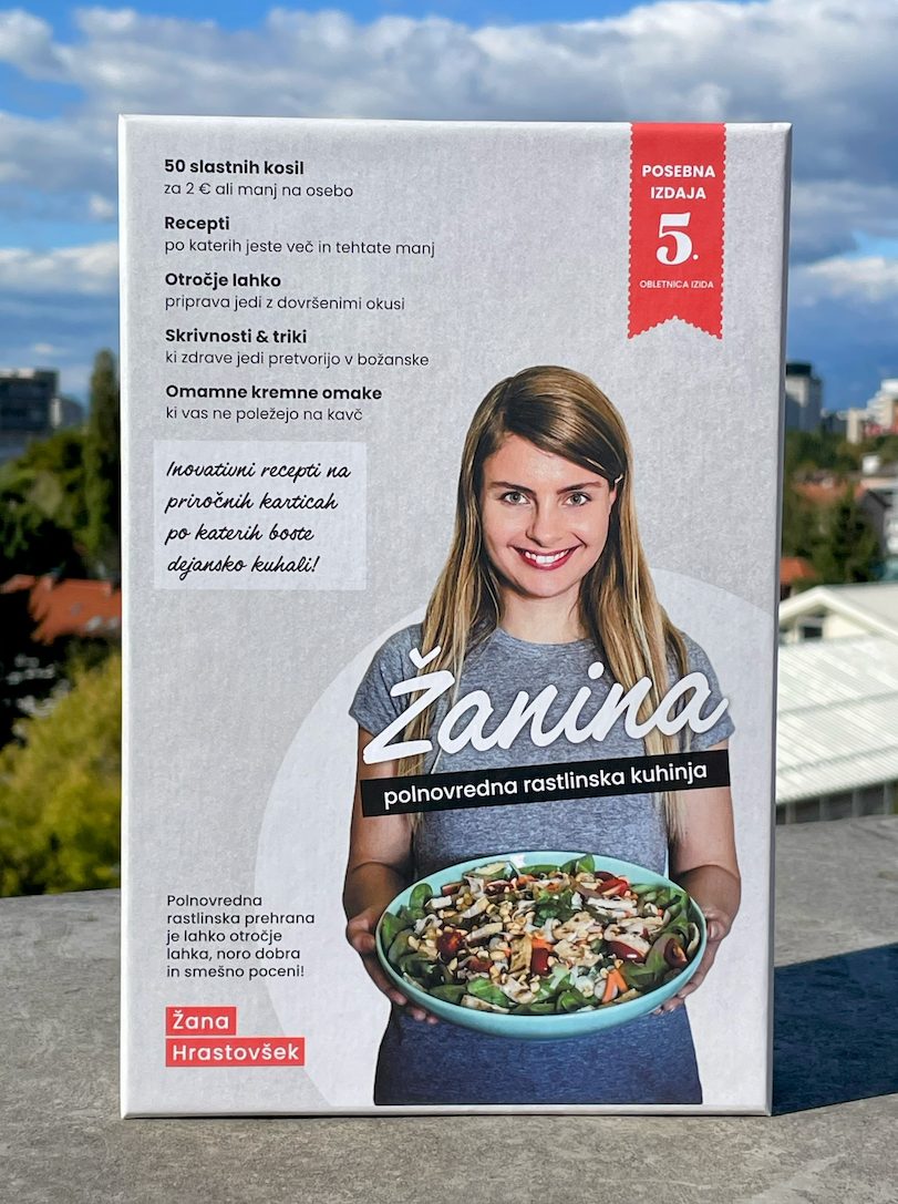 Knjiga Žanina polnovredna rastlinska kuhinja