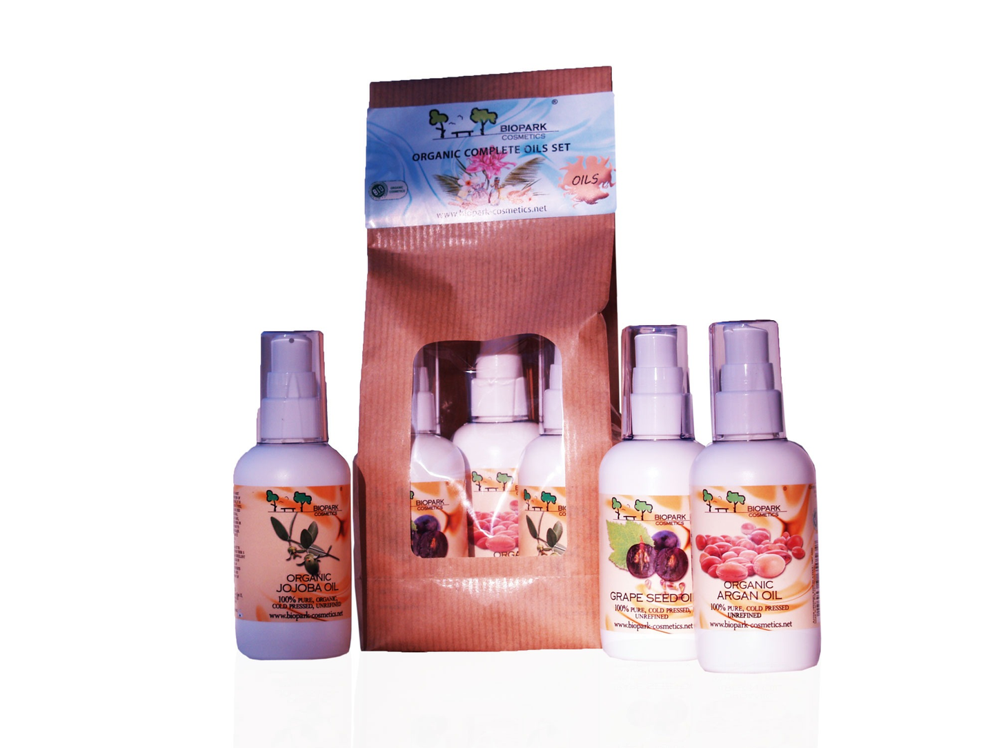 Biopark - Eko set negovalnih olj - Organic Complete Oils Set