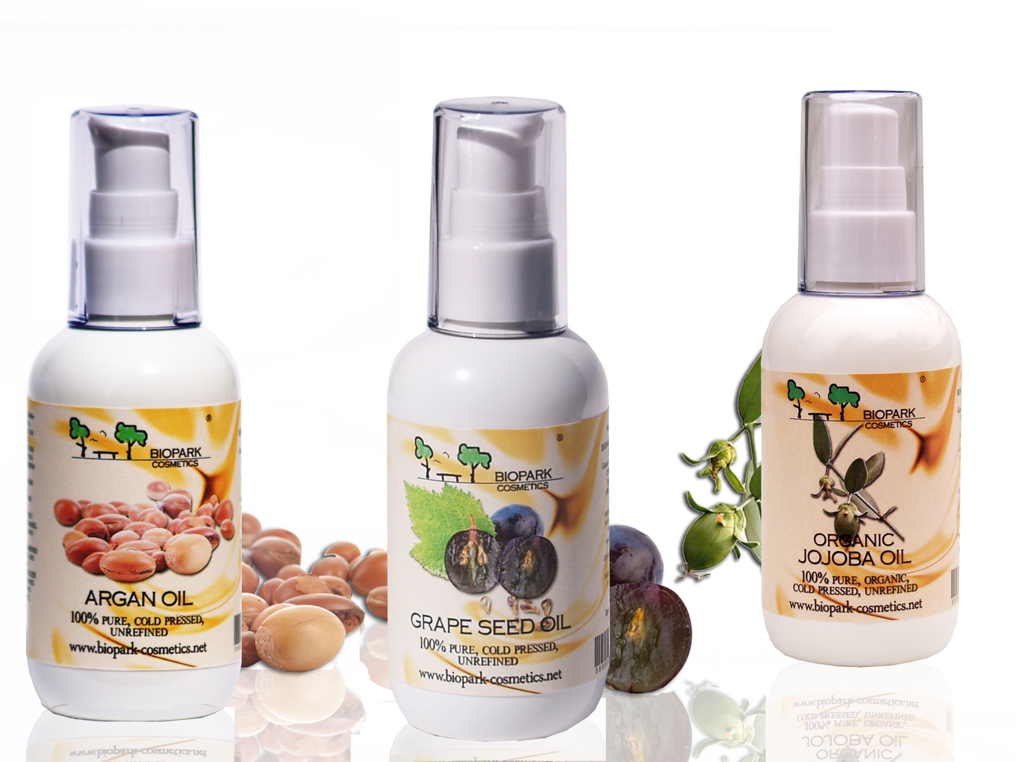 Biopark - Eko set negovalnih olj - Organic Complete Oils Set