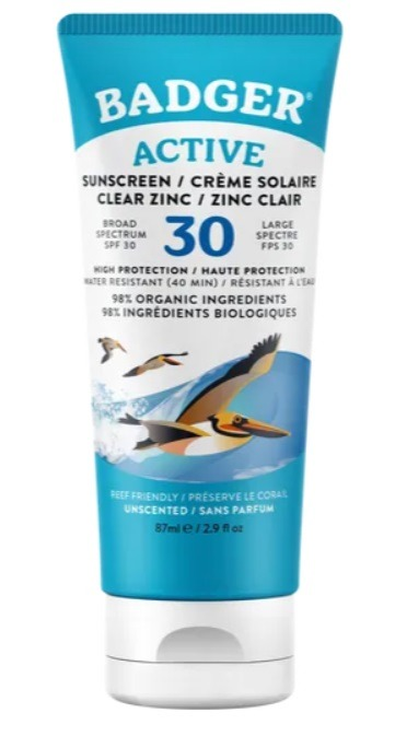 Badger - Ekološka krema za sončenje brez vonja SPF 30, 87ml