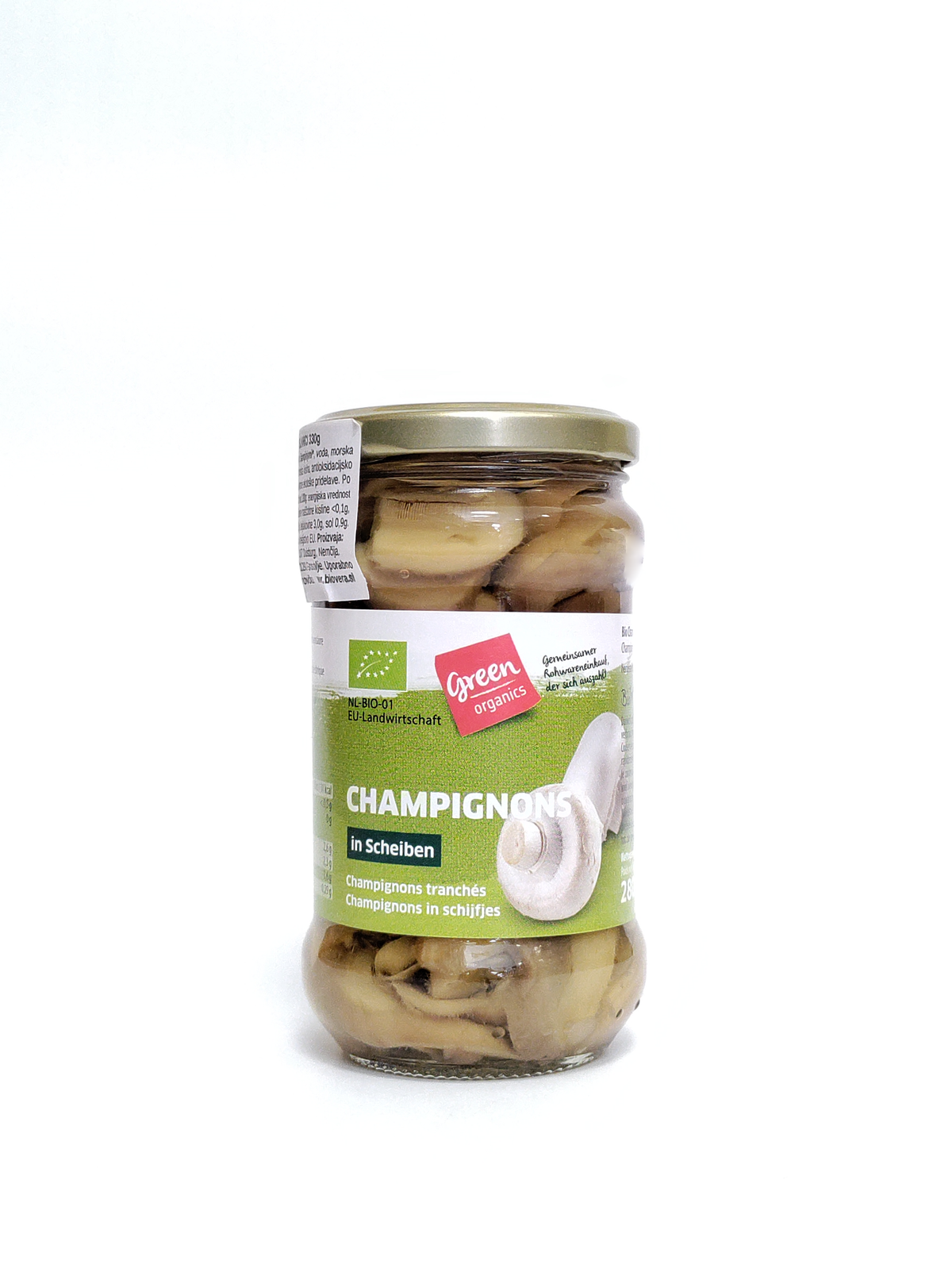 Green - Bio Šampinjoni v slanici 280g