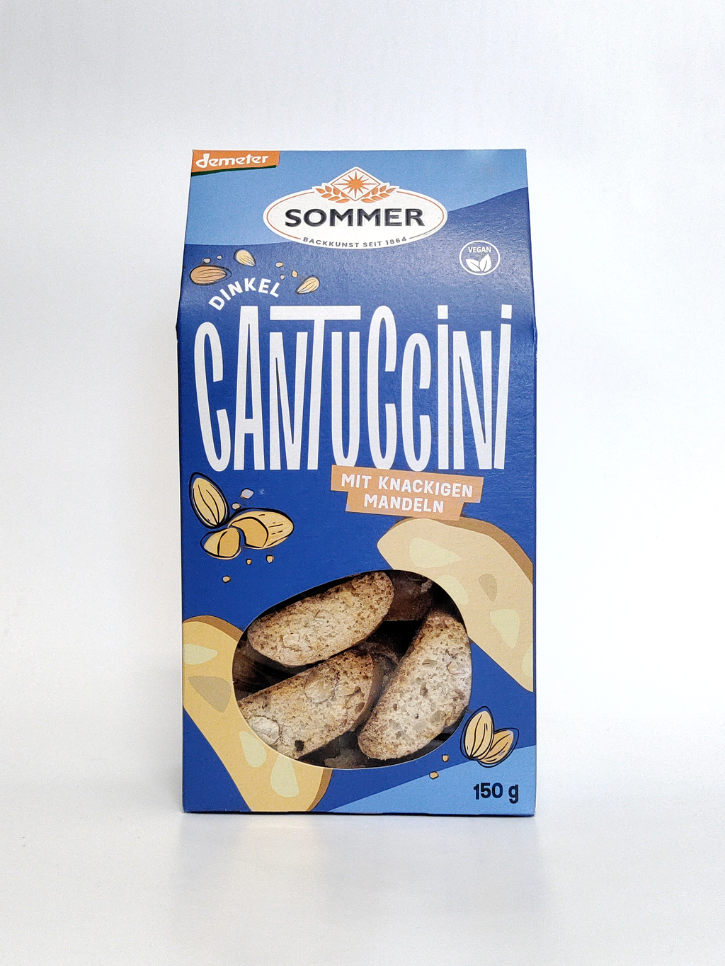 Sommer BIO pirini piškoti z mandlji 150g